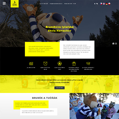 Tvorba webových stránek a objednávkový systém s platební bránou pro lyžařskou školu Classic Ski School Harrachov.